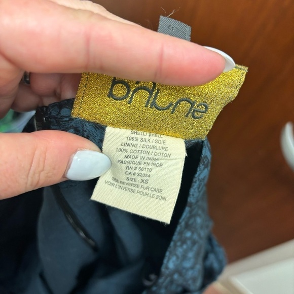 Anthropologie Pyrus 100% Silk Animal Print Mini Skirt - Picture 10 of 11